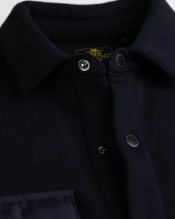 Navy overshirt Otakou - Ink Navy