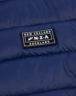 Navy padded jacket