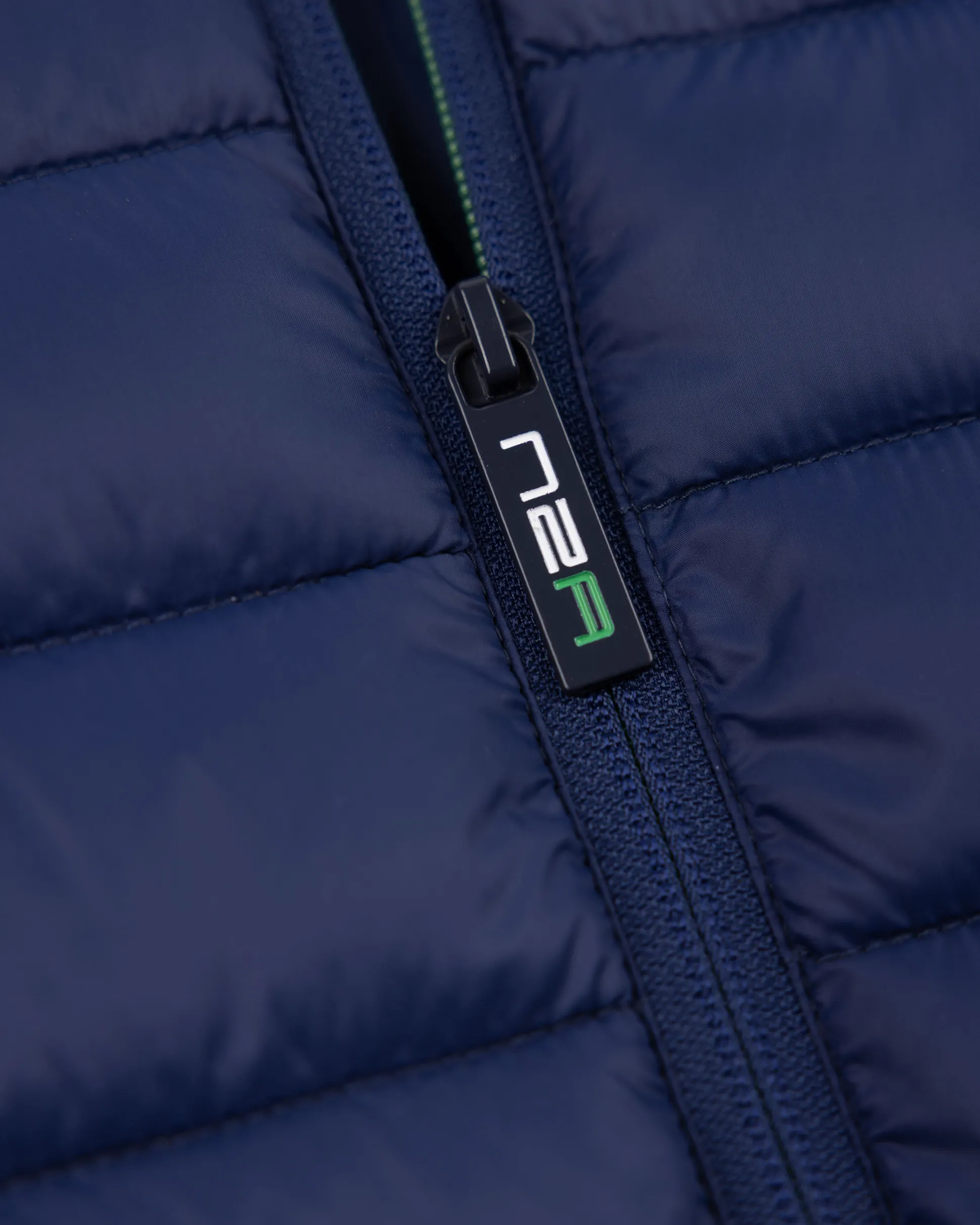 Navy padded jacket