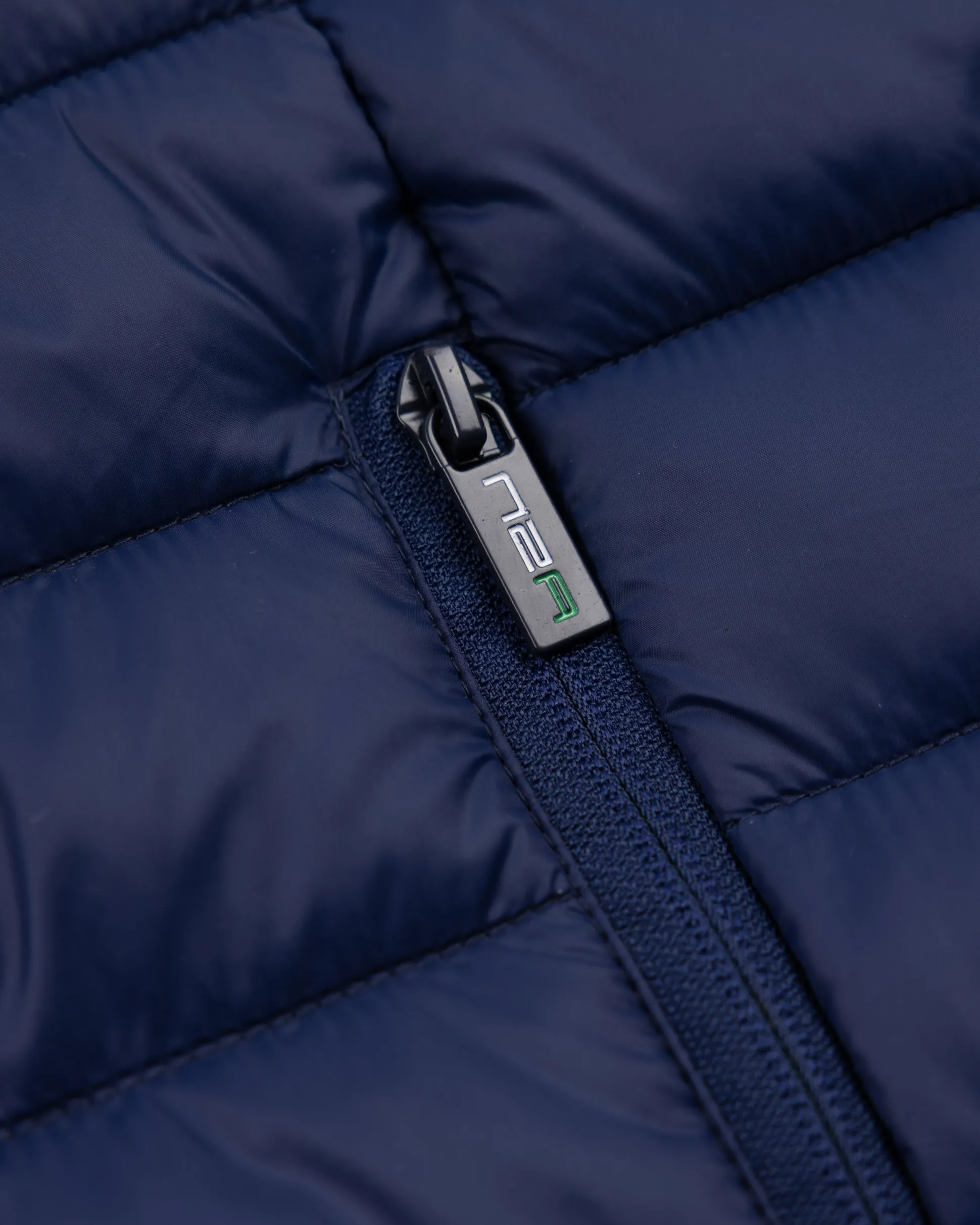 Navy padded jacket