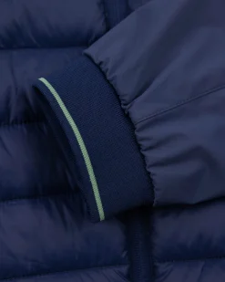 Navy padded jacket