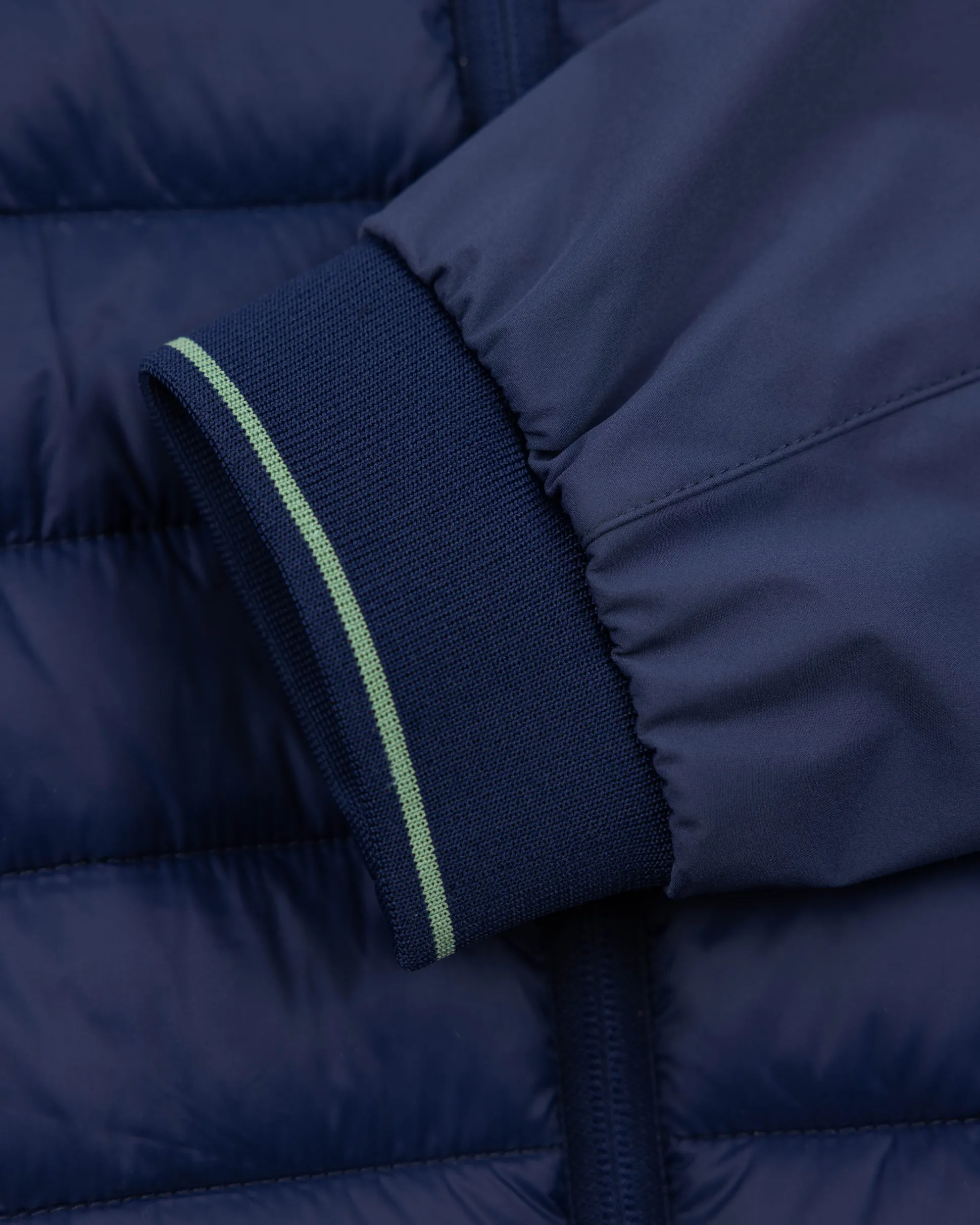 Navy padded jacket