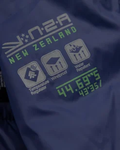 Navy padded jacket