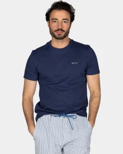 Navy Solid T-Shirt Made from Organic Cotton