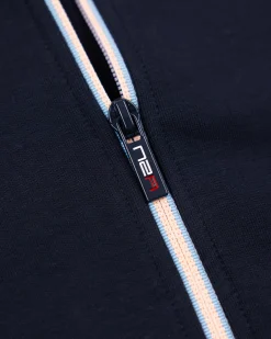 Navy sporty cardigan