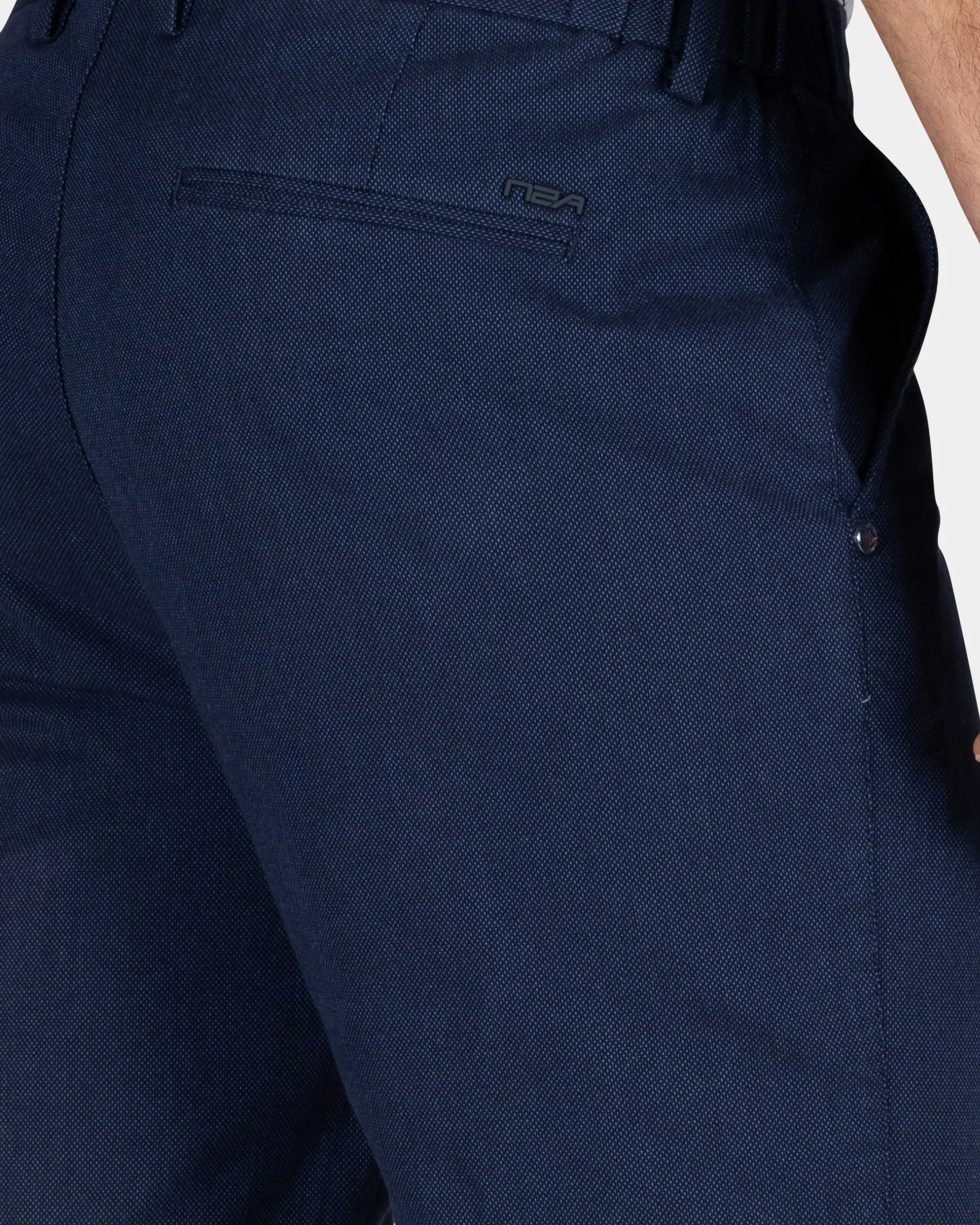 Navy Stretch Chino Shorts