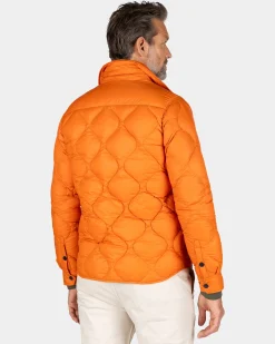 Orange short jacket - Almond Orange