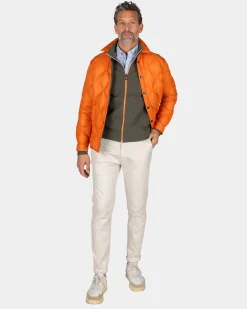 Orange short jacket - Almond Orange