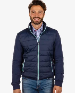 Padded cardigan Brown Peak - Reef Navy