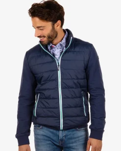 Padded cardigan Brown Peak - Reef Navy