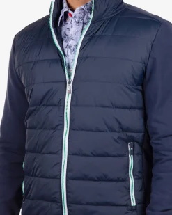 Padded cardigan Brown Peak - Reef Navy