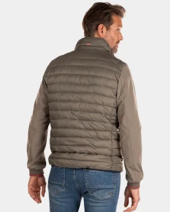 Padded jacket softshell - Misty Army