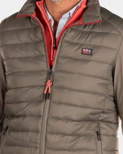 Padded jacket softshell - Misty Army
