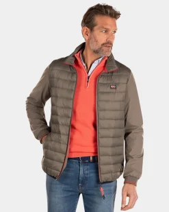 Padded jacket softshell - Misty Army