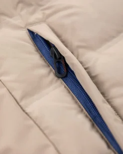 Padded solid coloured jacket - Tar Grey