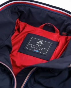 Padded solid coloured jacket - Pitch navy