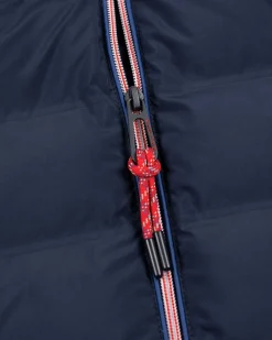 Padded solid coloured jacket - Pitch navy