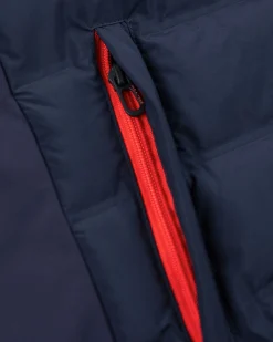 Padded solid coloured jacket - Pitch navy