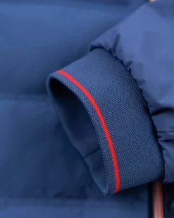 Padded solid coloured jacket - Bright Water Blue
