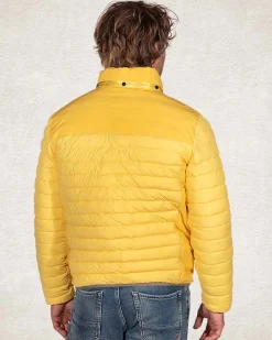 Padded solid coloured winter jacket - Stoke Yellow