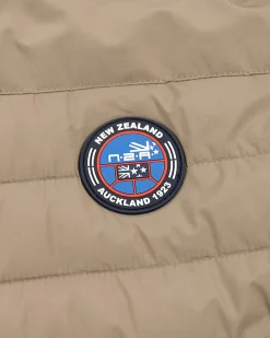 Padded solid coloured winter jacket - Army Ground