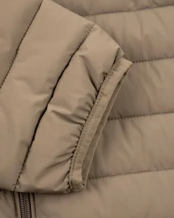 Padded solid coloured winter jacket - Army Ground