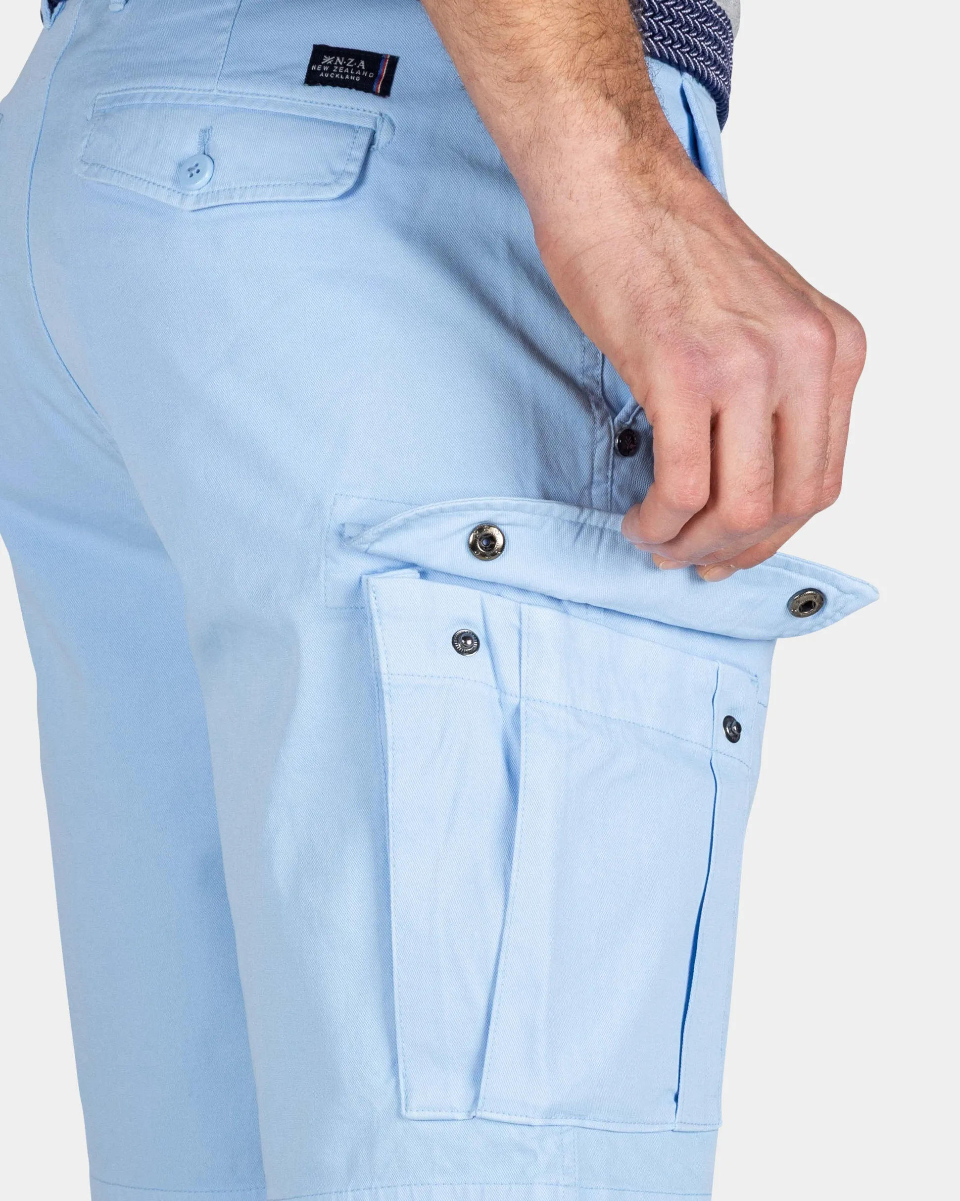 Pastel Blue Cargo Shorts