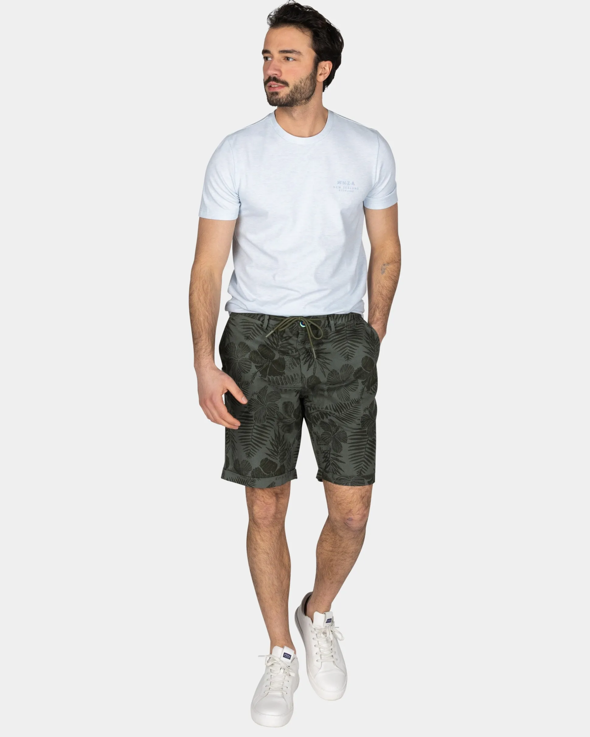 Pastel Blue T-Shirt with Elastane