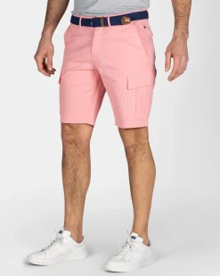 Pastel Pink Cargo Shorts