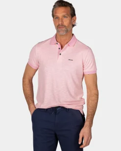 Pastel Pink Polo with Modal