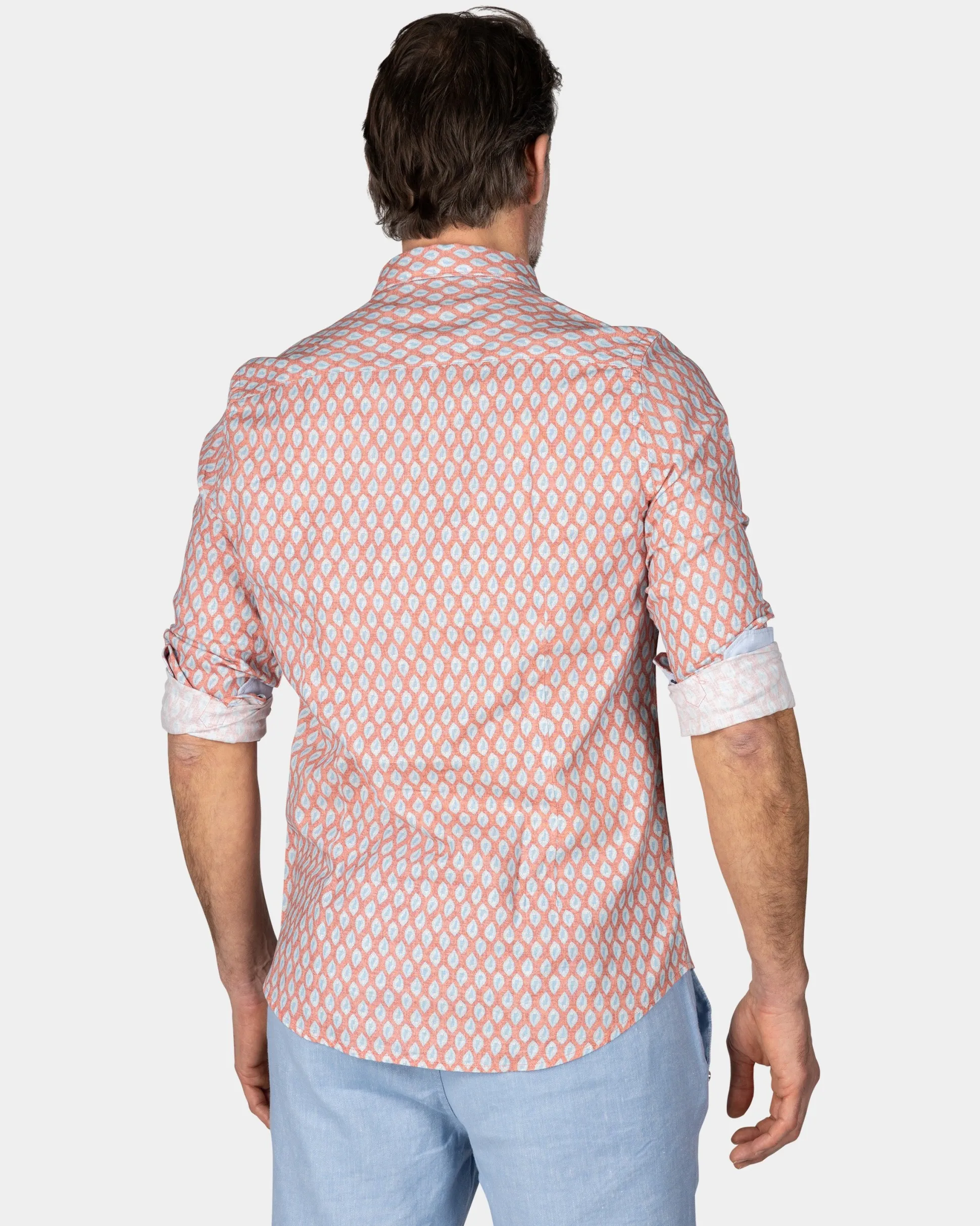Pastel Pink Shirt with Graphic Print