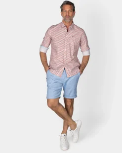 Pastel Pink Shirt with Graphic Print