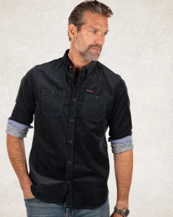 Petrol corduroy shirt - Trent Petrol