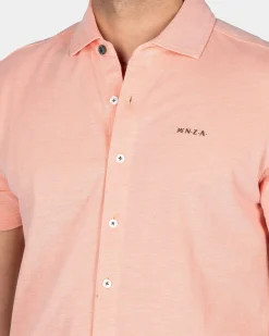 Pink Shirt with Short Sleeves