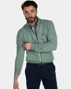 Plain cotton cardigan - Active Army