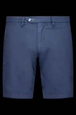 Plain cotton shorts - Ocean Navy