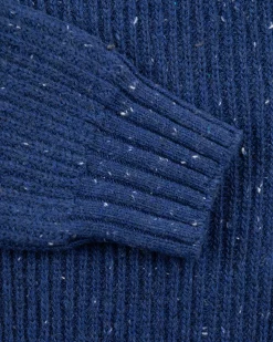 Plain full zip pullover - Bright Water Blue