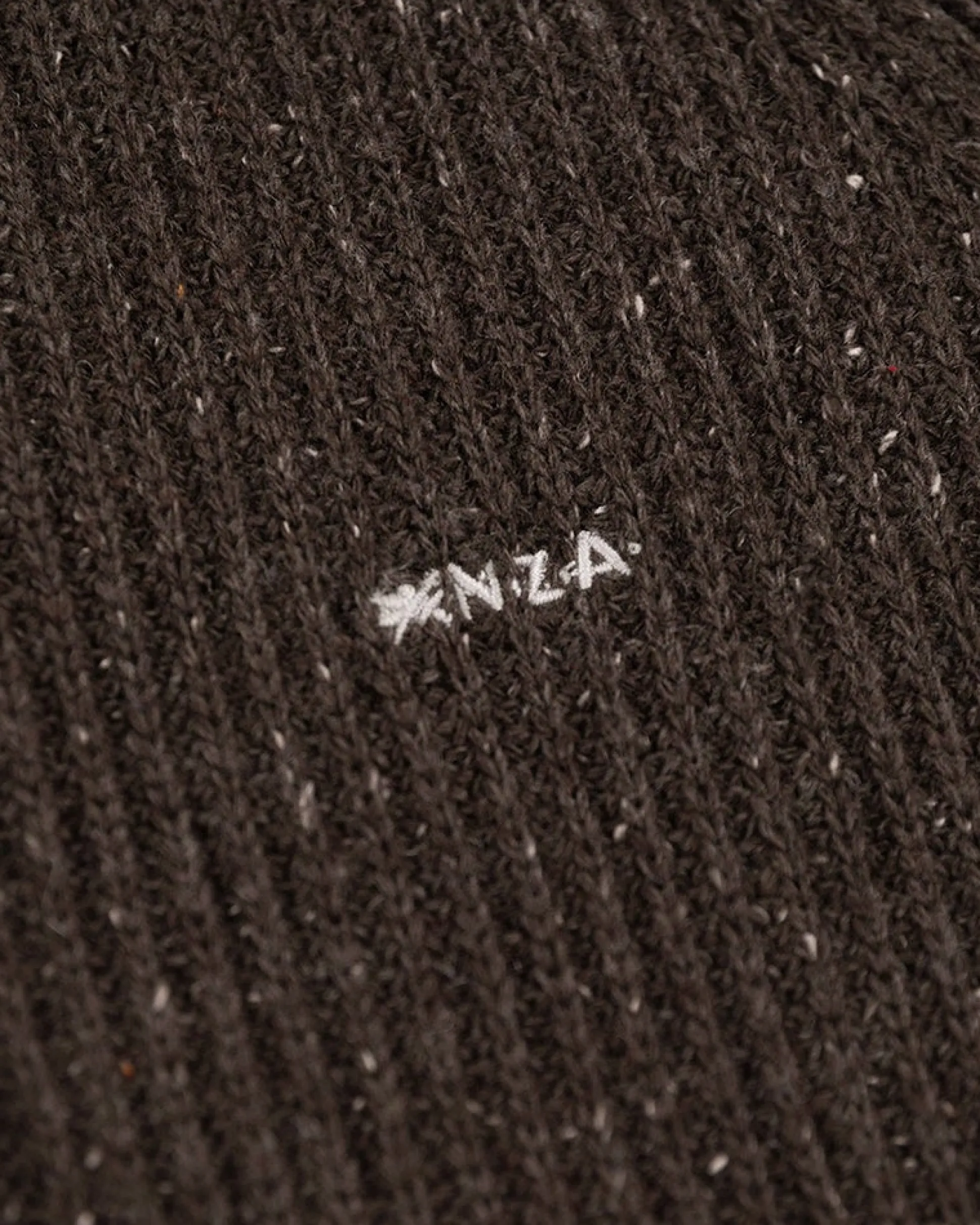 Plain full zip pullover - Smoked Green