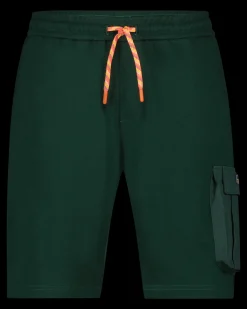 Pounui short sweatpants - Lead Green