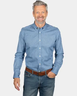Printed long sleeved shirt Rotootuauru - Ink Navy
