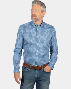 Printed long sleeved shirt Rotootuauru - Ink Navy