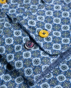 Printed long sleeved shirt Rotootuauru - Ink Navy
