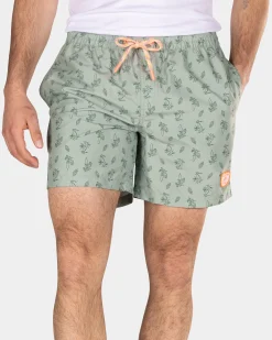 Printed swim shorts - Mellow Army