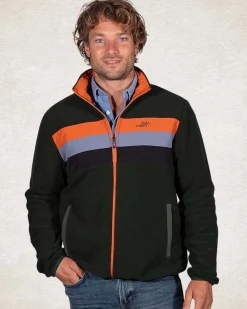 Recycled polyester sweat cardigan - Crushing Green
