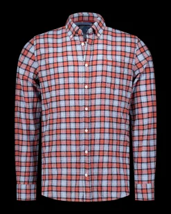 Red and blue checkered shirt - Midnight Navy