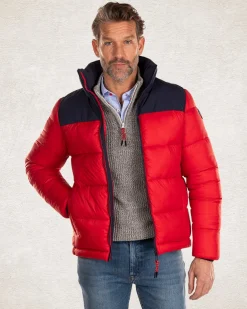 Red bomber jacket - Carmine red