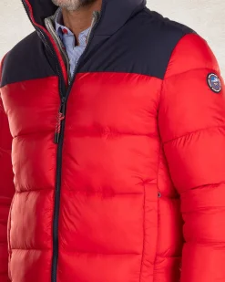 Red bomber jacket - Carmine red