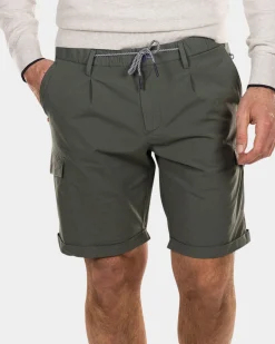 Short cargo pants - Chalk Green