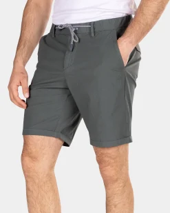 Short chinos made of cotton - Chalk Green