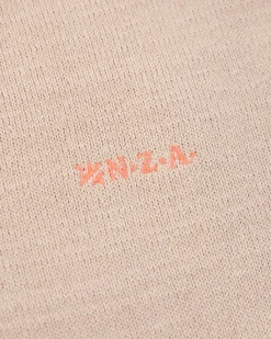 Solid coloured cotton jumper - Shimmering Sand